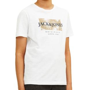 T-shirt Blanc Garçon Jack & Jones Branding pas cher