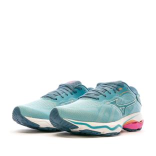 Chaussures de Running Bleu Femme Mizuno Wave Ultima vue 6