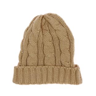 Bonnet Beige Femme Infinitif Paris Links vue 0