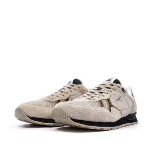 Baskets Beige Homme Pepe Jeans Brit Fun M vue 6