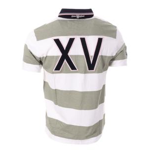 Polo Kaki/Blanc Homme Rugby TOWN vue 2