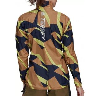Coupe-vent Marron/Noir Femme Adidas GU3869 vue 2