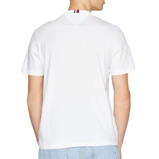 T-shirt Blanc Homme Tommy Hilfiger Chest vue 2