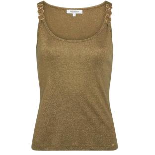 Débardeur Kaki/Doré Femme Morgan Fil vue 0