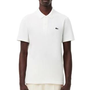 Polo Blanc Homme Lacoste Mela pas cher