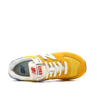 ML574 Baskets Jaune Moutarde Femme New Balance vue 0