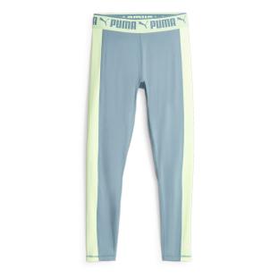 Legging Vert/Bleu Femme Puma Waist pas cher