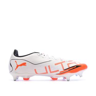 Chaussures de football Blanc/Orange Homme Puma Ultra 5 Play Mxsg vue 2