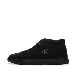 Baskets Noires Homme Calvin Klein Jeans Ess Vulc pas cher