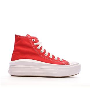 Baskets Rouges Femme Converse Chuck Taylor All Star Move A09073C vue 2