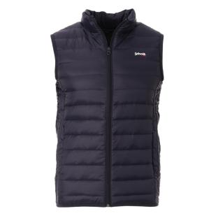 Doudoune Sans Manches Marine Homme Schott OAKLANDVRS pas cher