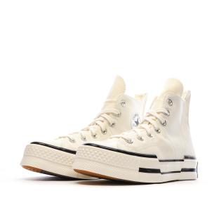 Baskets Blanches Homme Converse Chuck 70 Plus Canvas A00915C vue 6