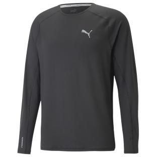 T-Shirt Manches Longues Noir Homme Puma Run Cloudspun pas cher
