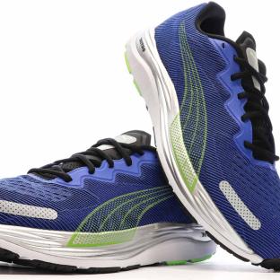 Chaussures de Running Bleu Foncé Homme Puma Velocity Nitro 2 vue 7