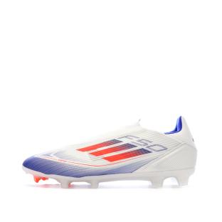 Chaussures de Foot Blanc/Bleu Adidas F50 League Ll FG/MG vue 0