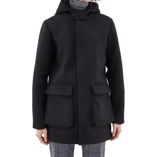 Manteau Noir Homme Teddy Smith Edward vue 0