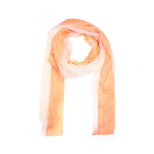 Foulard Crème/Orange Femme Sublevel vue 0