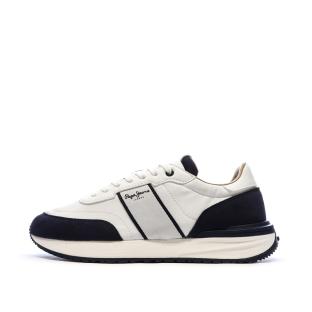 Baskets Blanches/Noires Homme Pepe jeans Buster vue 0