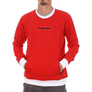 Men's Red Supreme Grip Charm Sweatshirt Photo of the Espace des Marques %store% store - view of %key%