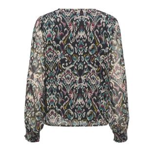 Blouse Noir Imprimé Femme JDY Jonna vue 2