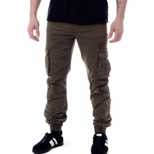 Pantalon Cargo Marron Foncé Homme Paname Brothers Costa pas cher