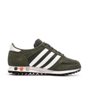 Baskets Kakis Homme Adidas La Trainer vue 2