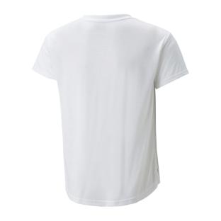 T-shirt Blanc Fille Puma Mdrn vue 2