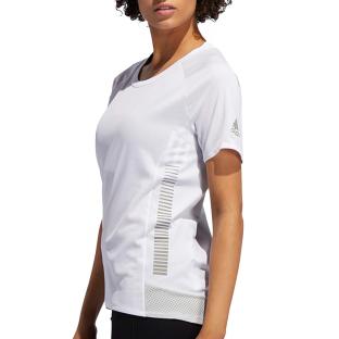 T-Shirt blanc femme Adidas 25/7 Rise Up N Run Parley pas cher