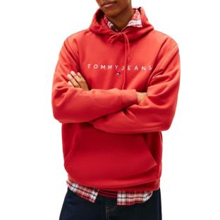 Sweat Terracotta Homme Tommy Hilfiger Washed DM0DM20746 vue 0