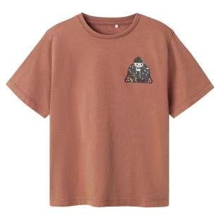 T-shirt Rouille Garçon Name it Tialfa pas cher