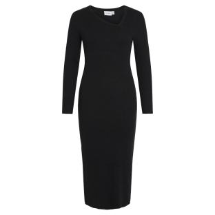 Robe Longue Noir Femme Vila Nelly vue 2