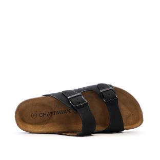 Sandales Noires Femme Chattawak Orphée vue 4