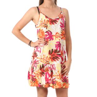 Robe Rose/Beige Femme Only Strap Rio pas cher