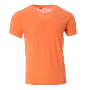 T-shirt Orange Homme Paname Brothers TANGO pas cher