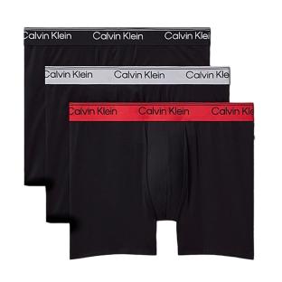 X3 Boxers Noir/Rouge Calvin Klein Jeans Boxer Brief vue 0