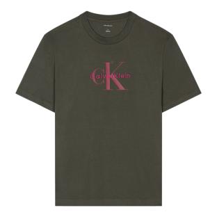 T-Shirt Gris/Rose Homme Calvin Klein Jeans Hero vue 0