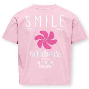 T-shirt Rose Fille Kids Only Sun-veras Flower vue 0