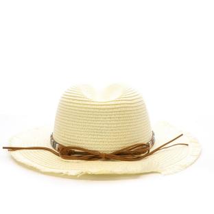 Chapeaux Blanc Femme Via Lorenzo Fedora Ivoire vue 0