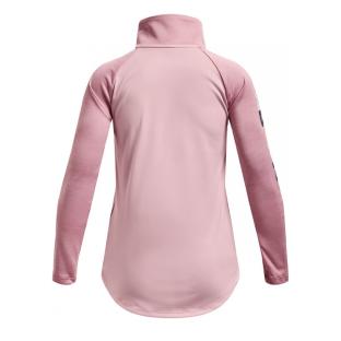 T-shirt à manches longues demi-zip Rose Fille Under Armour Tech Graphic Half vue 2
