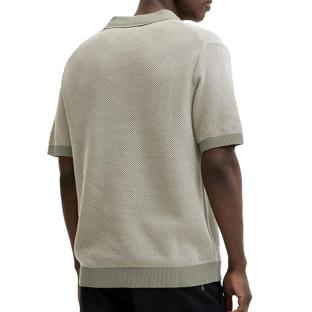 Polo Kaki Homme Jack & Jones Aston Split vue 0