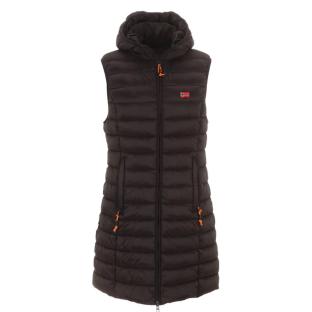 Doudoune sans manche Noir Femme Geographical Norway Vatikolor pas cher
