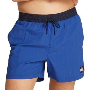 Short de Bain Bleu Homme Tommy Hilfiger Drawstring pas cher
