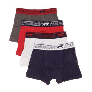 X4 Boxers Marine/Blanc/Rouge Garçon Airness Red vue 0
