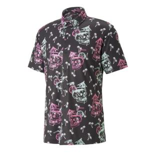 Chemisette de Golf Noire Imprimé Homme Puma Tropi-cool pas cher