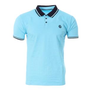 Polo Turquoise Homme RMS26 91318 pas cher