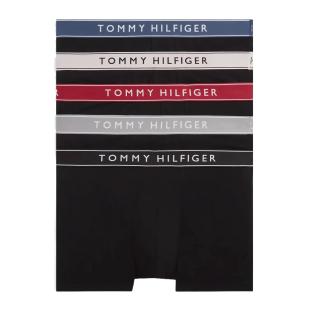 X5 Boxers Noir/Rouge Homme Tommy Hilfiger Trunk vue 0