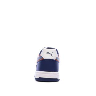 Baskets Bleu/Blanc/Orange Garçon Puma Puma Caven vue 0