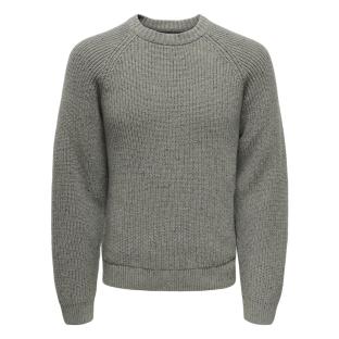 Pull Vert Homme Only & Sons Litus pas cher