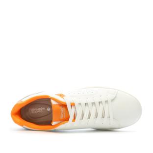 Baskets Blanches/Orange Homme Teddy Smith 1642 vue 4