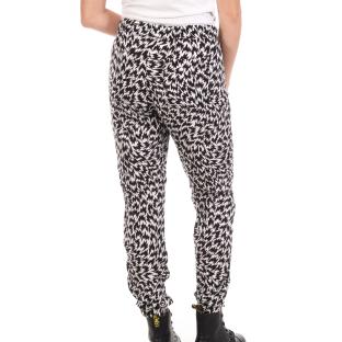 Pantalon fluide Blanc/Noir Femme Vans Eley vue 2